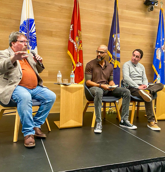 A photo of Veterans Talking