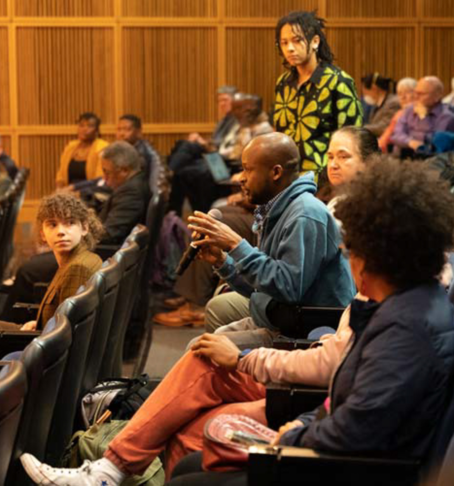 Students in a lecture hall