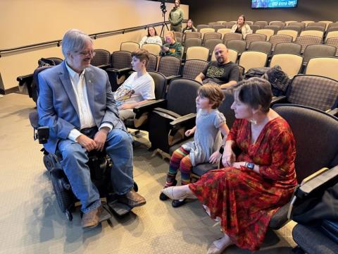 Julie Elman with Disability Studies scholar